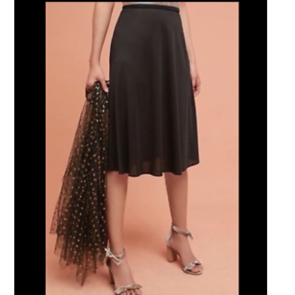 NWOT Eva Franco highwaisted tulle skirt - Picture 6 of 16